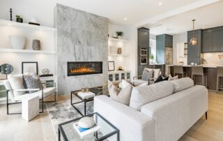 how to match cabinet color to room style